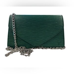 Louis Vuitton Green Clutch